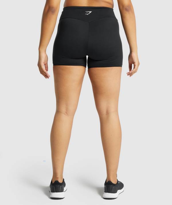 Damske Šortky Gymshark Training Čierne | NR6730549
